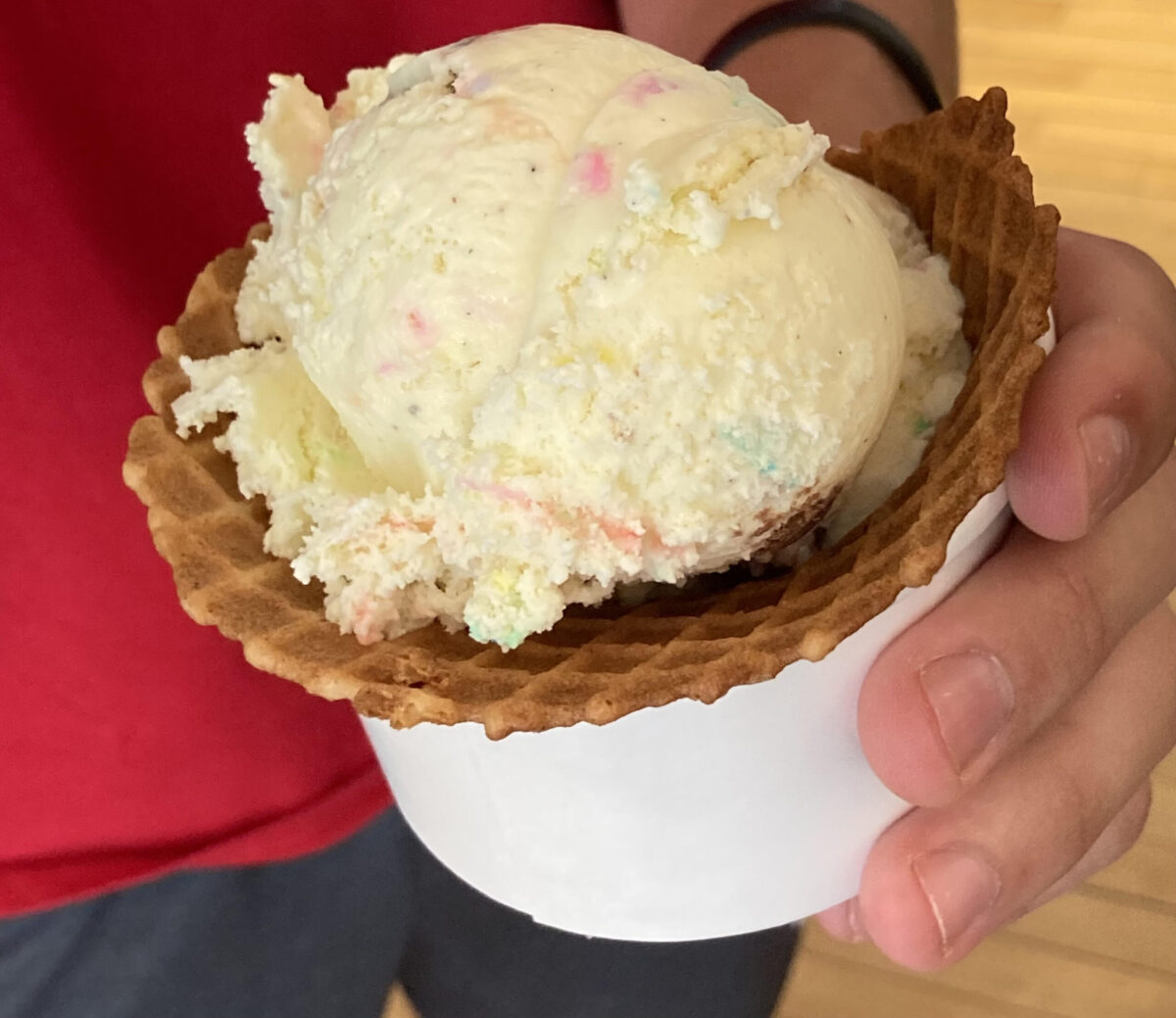 A scoop of happiness